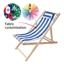 outdoor portable foldable wood sea beach chair swimming pool sun lounge deck folding beach chairs